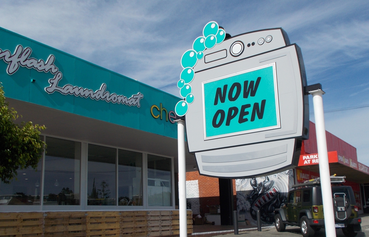 Custom lightbox pylon signage in Perth