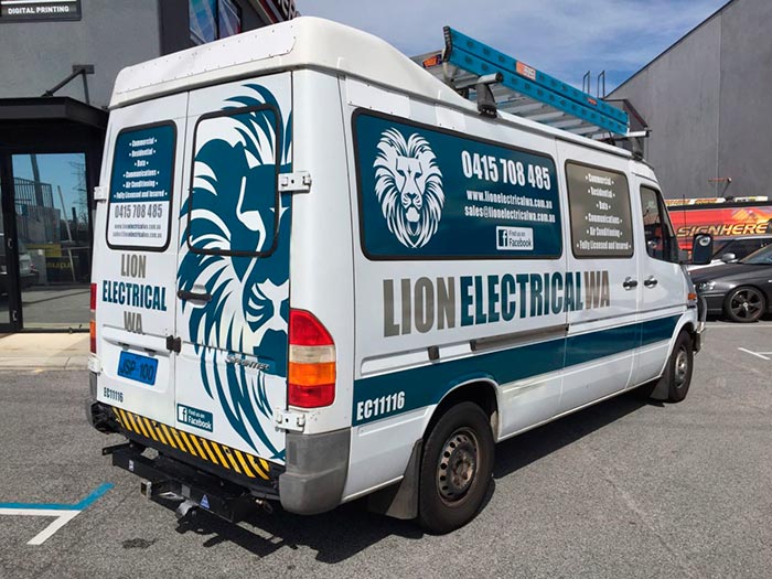 Vehicle wraps for tradies, Perth