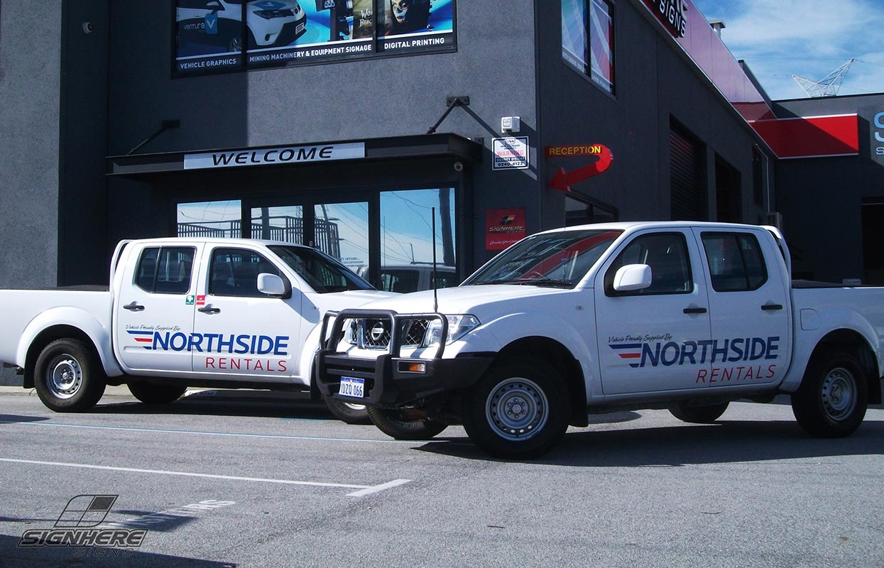 Northside Rentals Vehicle Graphics