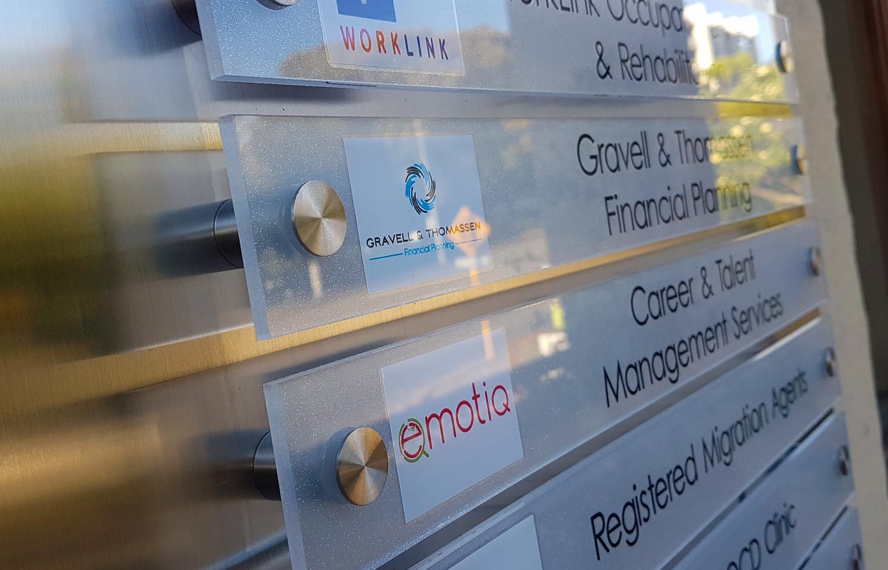 We can help with tenant ID boards, which are a necessary part of any building containing a number of tenants.
