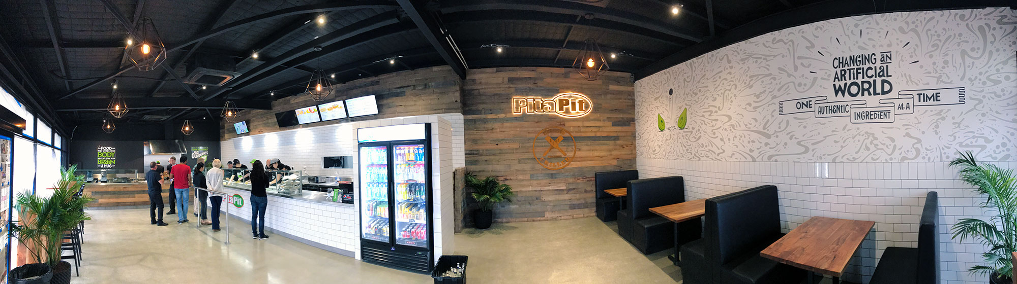 Pita Pit – A store that looks as great as the food tastes.