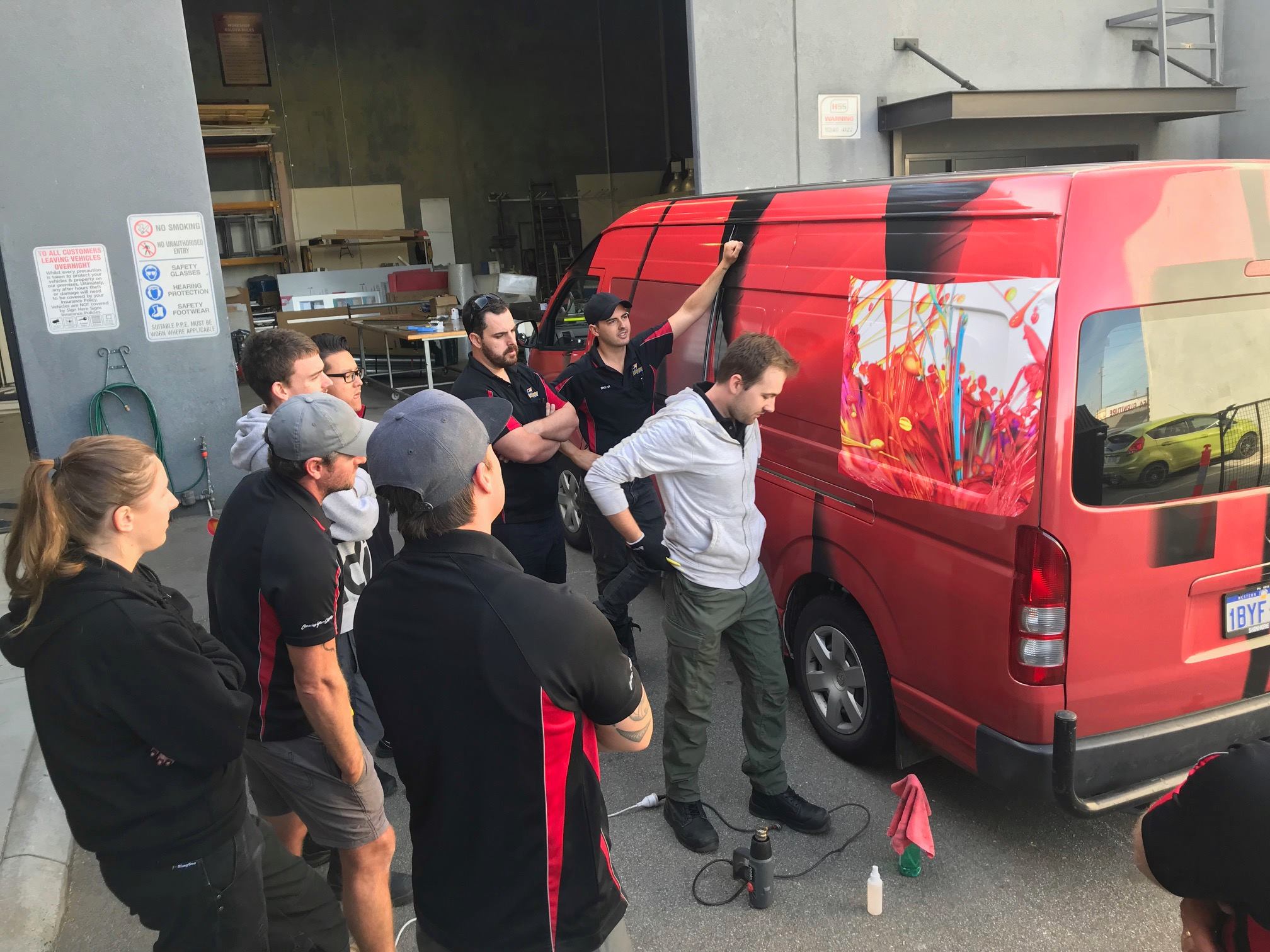 Vehicle wrap training