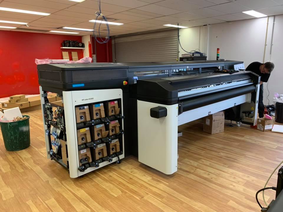 Our new HP Latex R2000 Printer