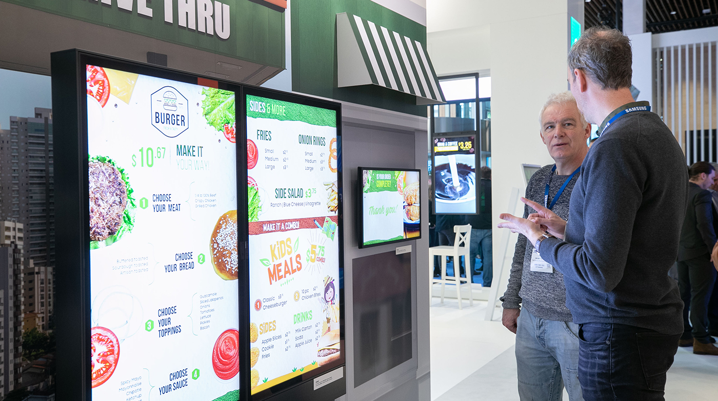 Samsung digital display solutions at ISE 2019