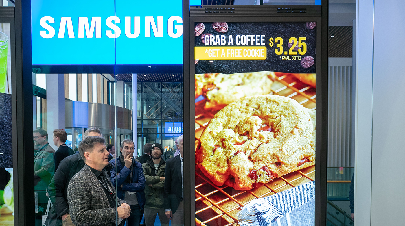 Samsung digital display solutions at ISE 2019