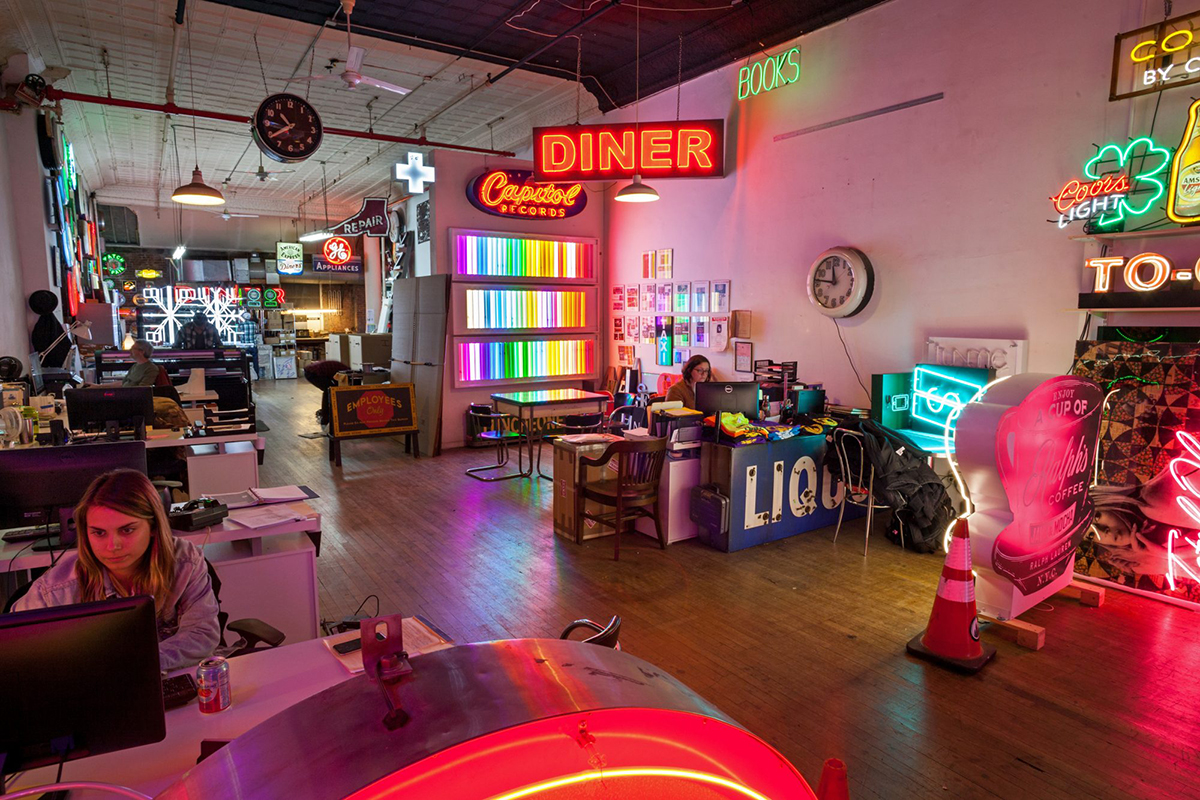 Inside Let There Be Neon