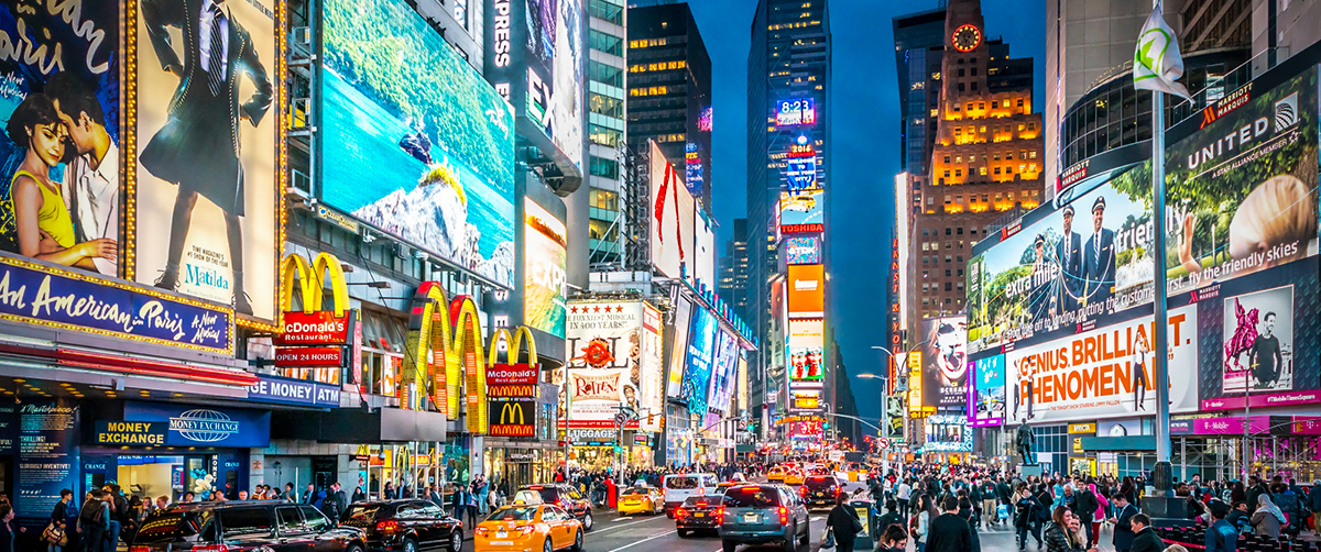 Digital signage at Times Square