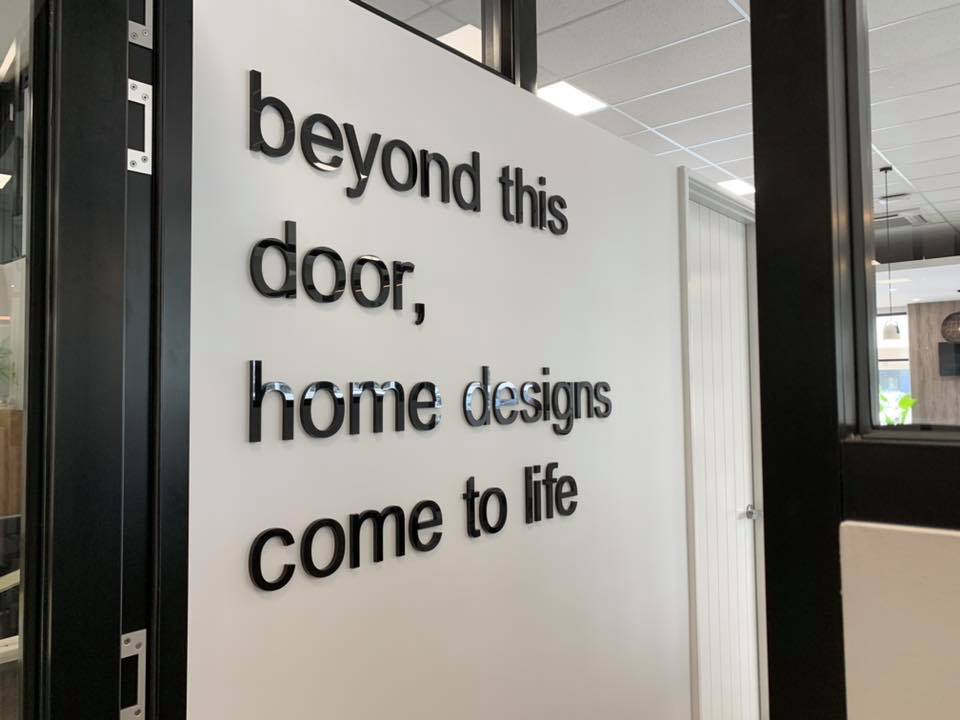 Venture Homes 3D lettering, Bunbury