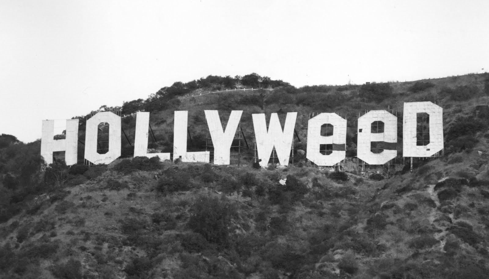 The 'HOLLYWeeD' sign - 1976