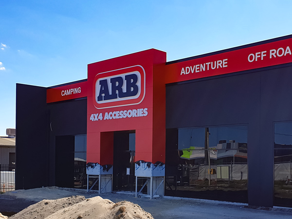 Commercial building signage