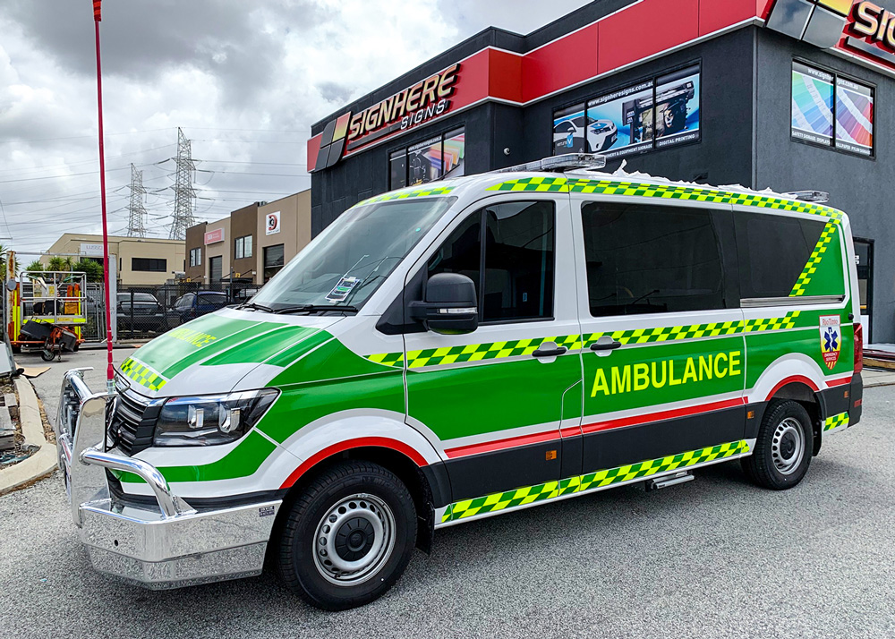 Fleet graphics for St John Ambulance, WA
