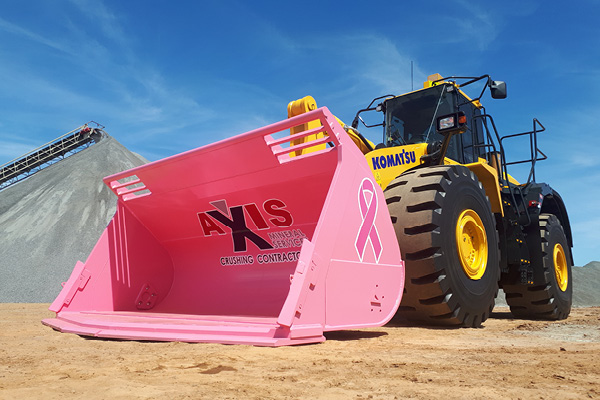 Helping Komatsu Raise Breast Cancer Awareness