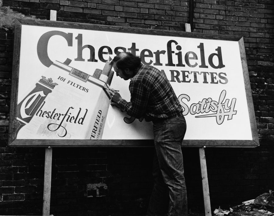 Traditional sign painting