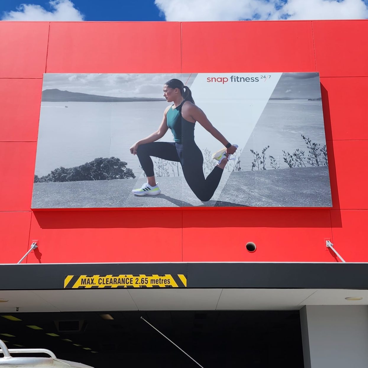Sign Here Signs Illuminated Signage for 24hr gym Redcliffe WA