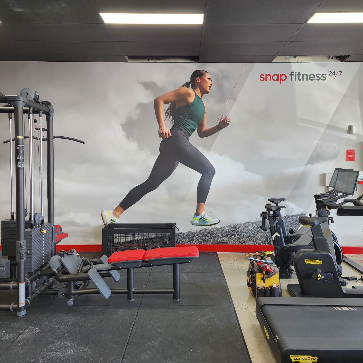 Sign Here Signs Illuminated Signage for 24hr gym Redcliffe WA